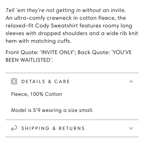 Wildfox Invite Only Cody Sweatshirt - Picture 5 of 5